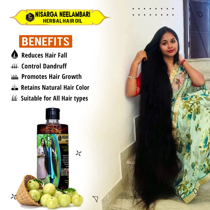 Nisarga Neelambari Hair Oil & Shampoo